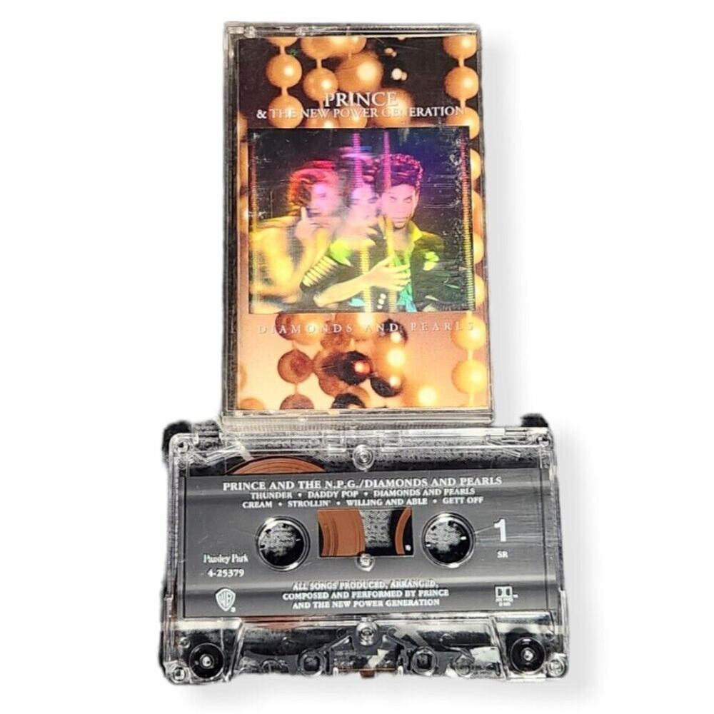 Prince & The N.P.G. Diamonds And Pearls Cassette TESTED (1991) Pre-owned